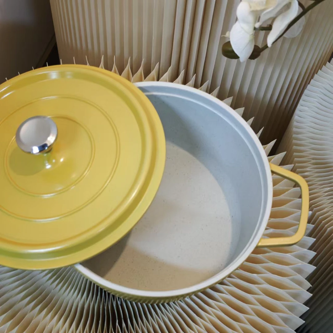 家用实用多功能大容量珐琅锅