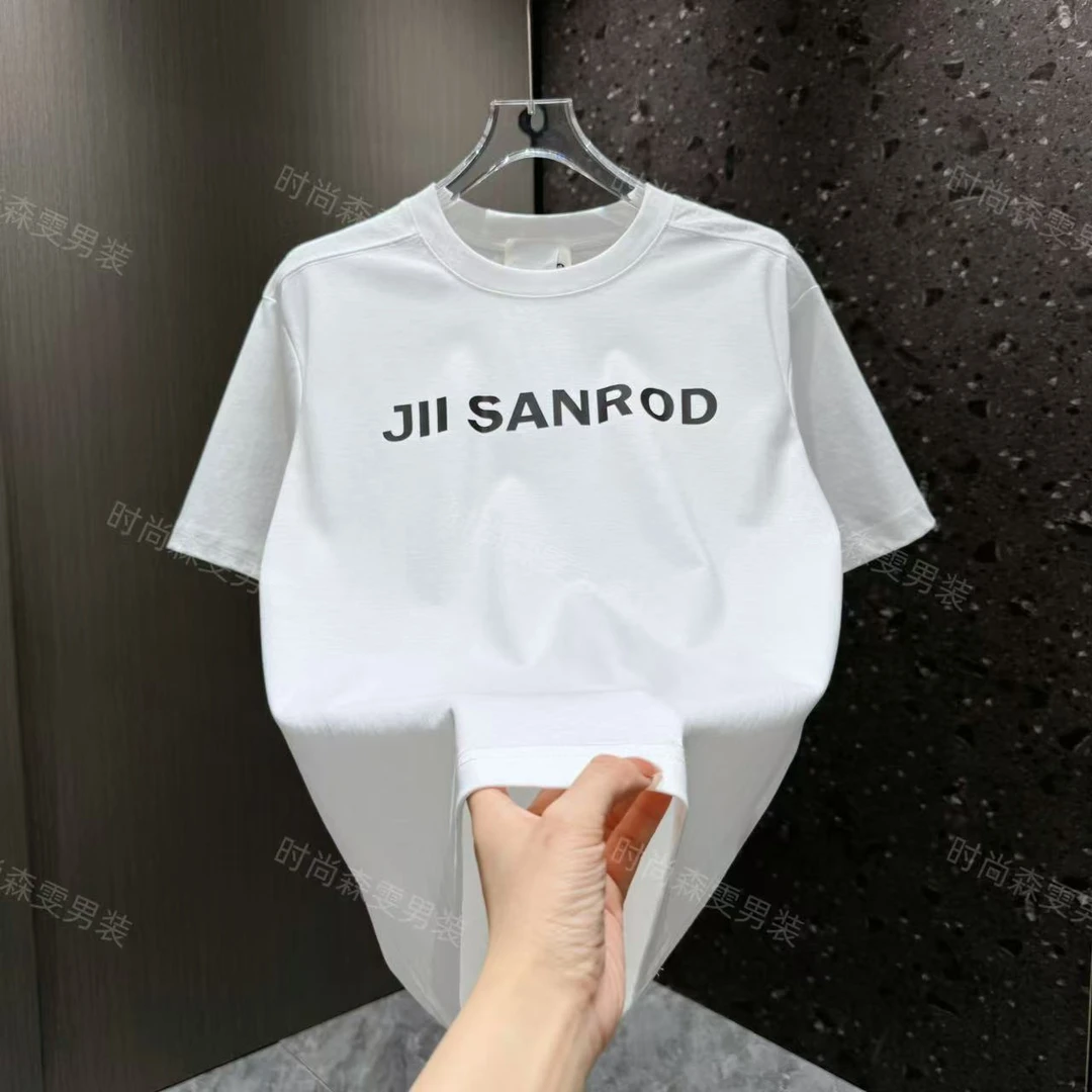 夏季简约休闲大字母户外品质帅气男士短袖77101