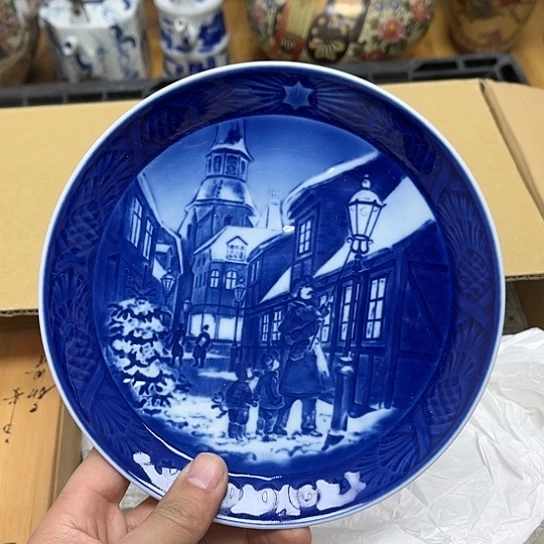 瓷片摆件工艺品瓷器摆件777