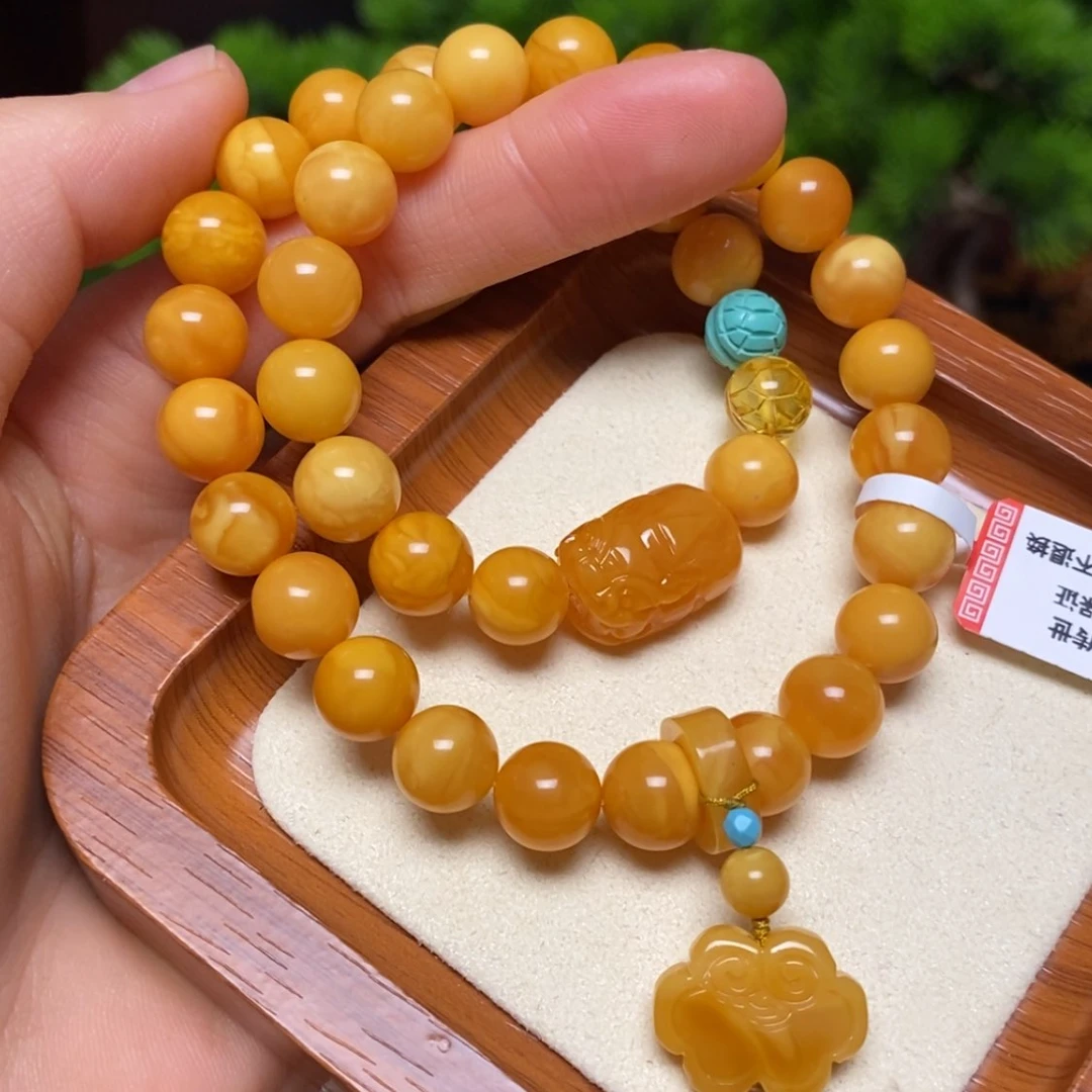 【闪购商品】未镶嵌蜜蜡手链手串
