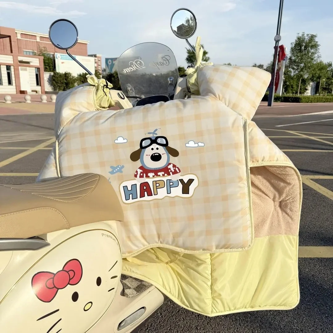 电动车挡风被冬季加绒加厚2025新款防寒款秋冬天防风摩托四季通用