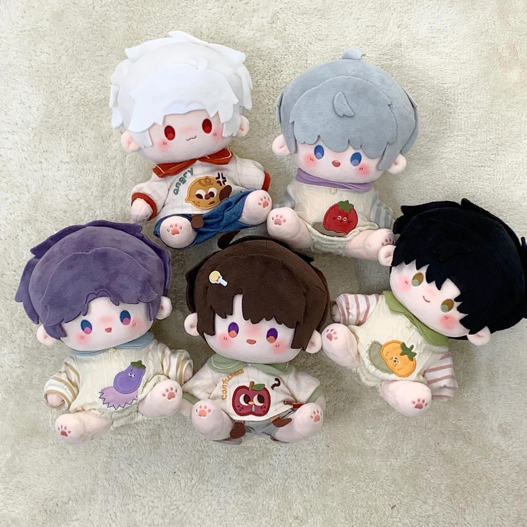 恋与深空20cm沈星回祁煜黎深秦彻夏以昼棉花娃娃正常体有骨架裸娃