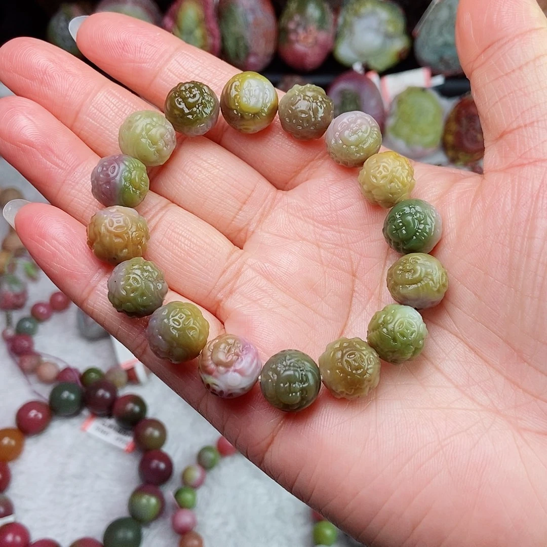 未镶嵌石英质玉（盐源）珠宝半成品