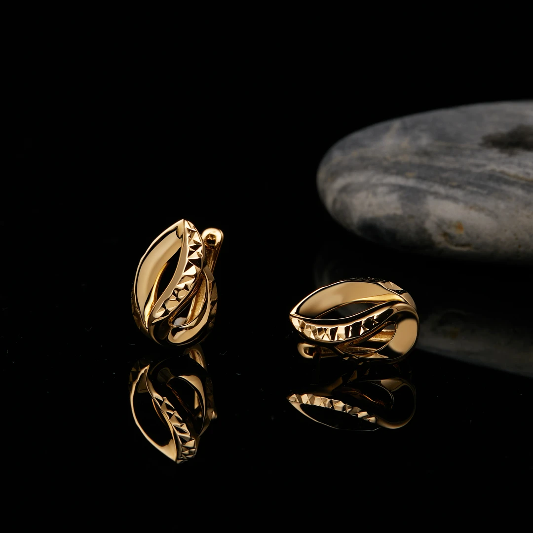 jeshore/简岸 925银耳饰 【原创】叶子耳扣