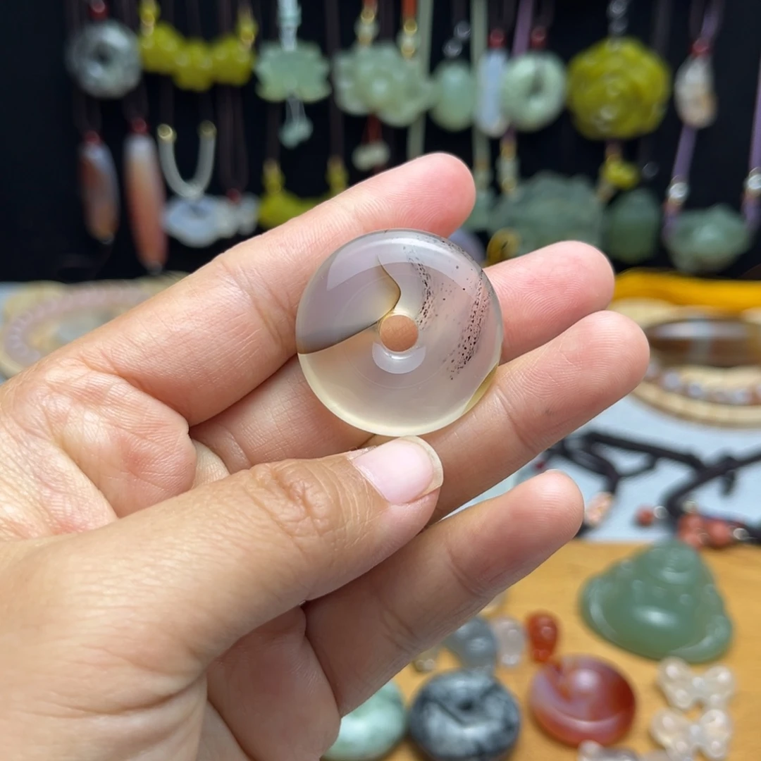 玛瑙/玉髓未镶嵌吊坠(不含链)