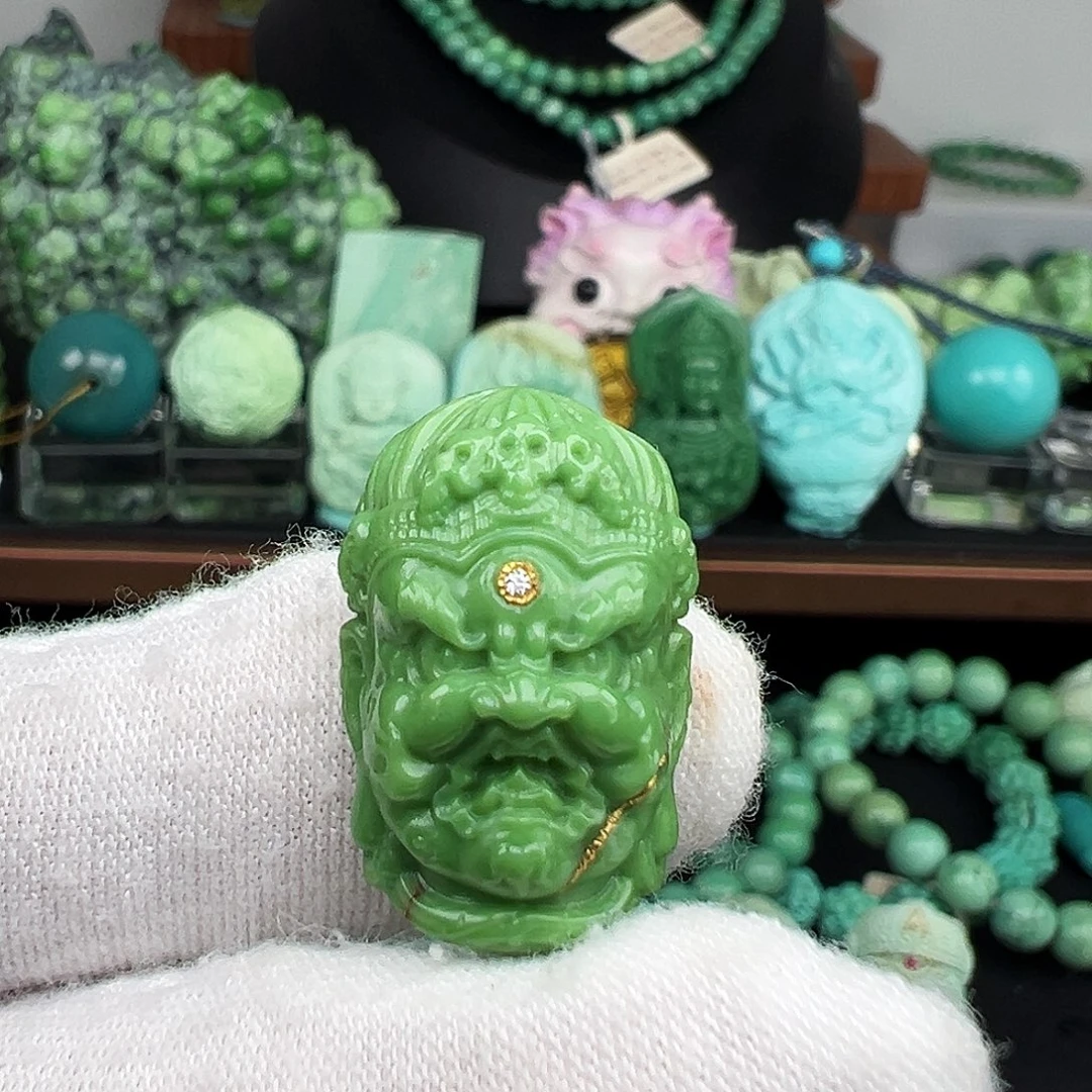 绿松石未镶嵌绿松石主播璐璐