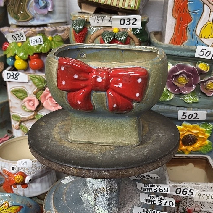 粗陶材质多肉花盆