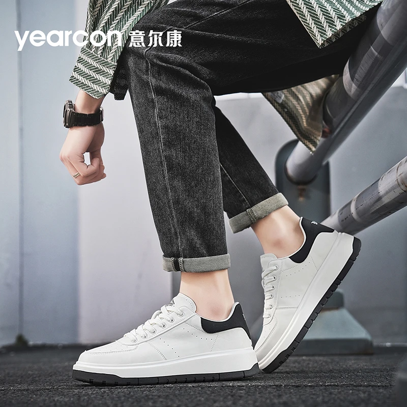 YEARCON/意尔康男鞋2025夏季新款经典百搭潮流时尚休闲男士通勤鞋