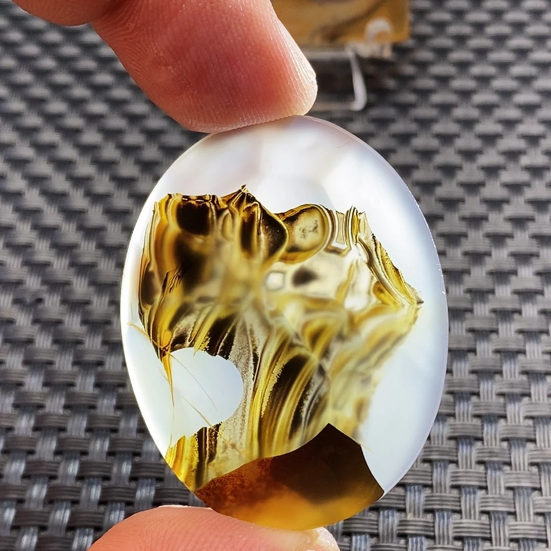 玛瑙/玉髓未镶嵌吊坠(不含链)412