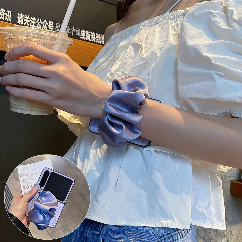 适用华为PuraX手机壳阔折叠屏p50pocket2弹力丝绸 典藏版mixflip