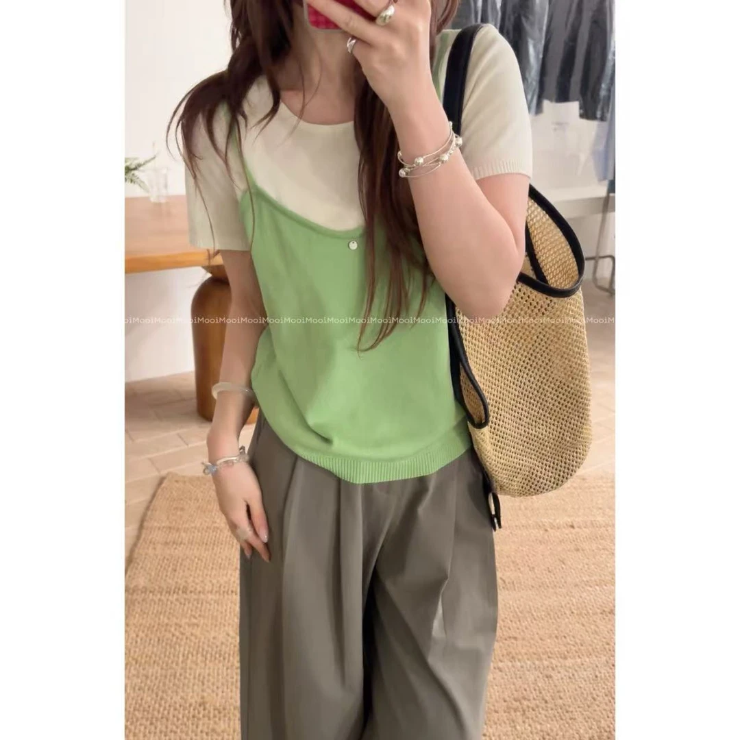 【mooi】'短期柏林'春夏新款韩版ins风小众设计感T恤