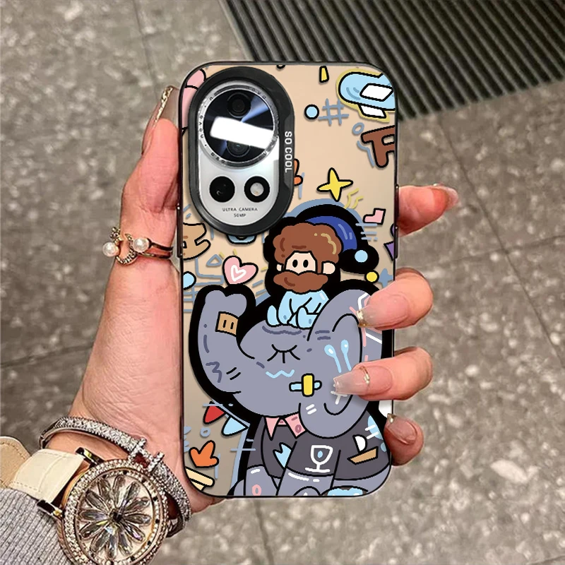 梦幻想象适用于华为nova14手机壳13新款外壳12磨砂彩银防摔保护套