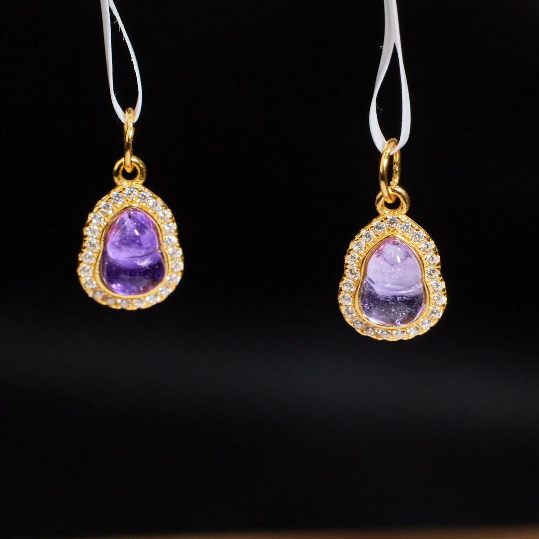 非遗好物分享【玉峰珠宝】水晶福禄吊坠（多样性发一）XB-N9871