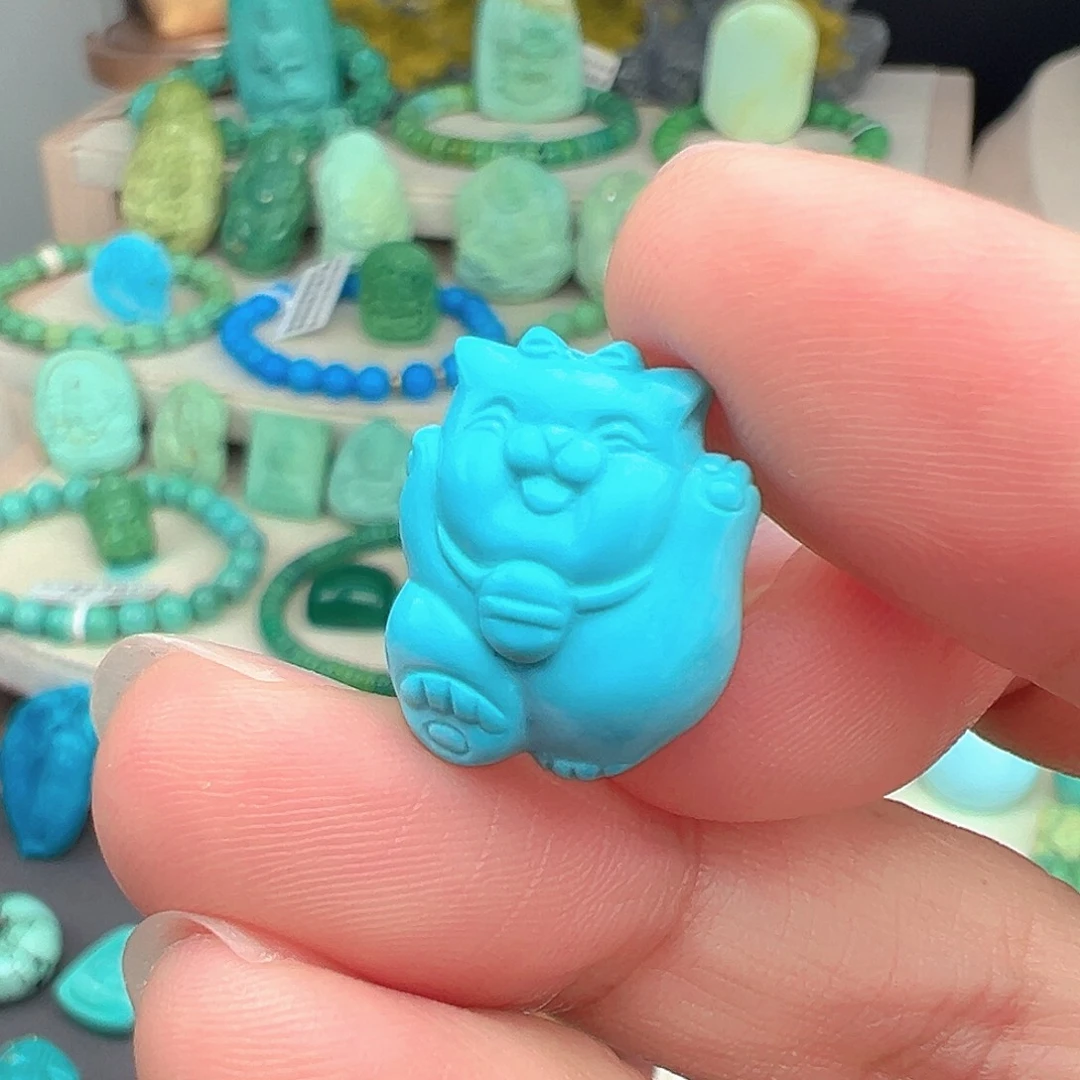 绿松石未镶嵌主播万珍