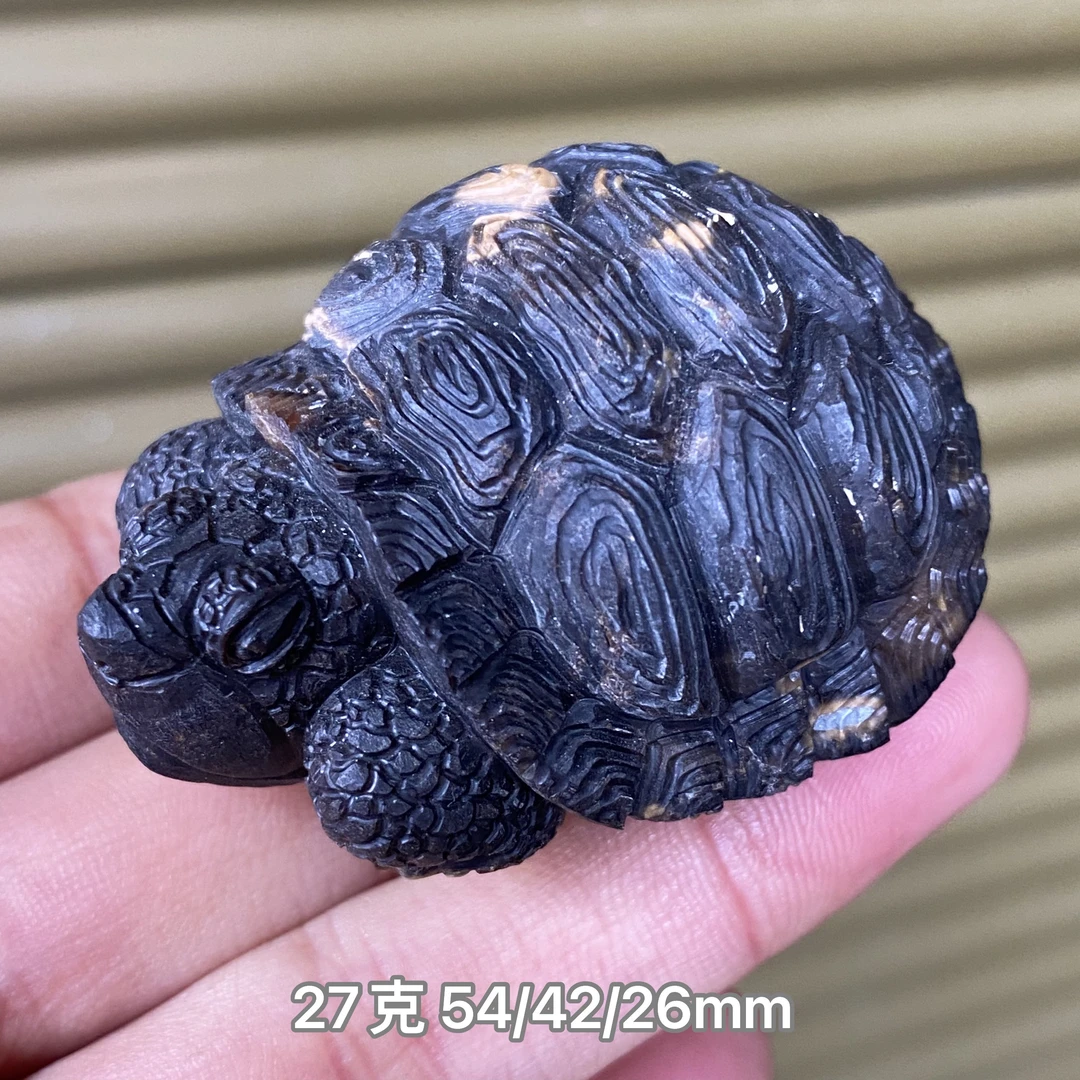 【小伊琥珀】27克黑根小乌龟