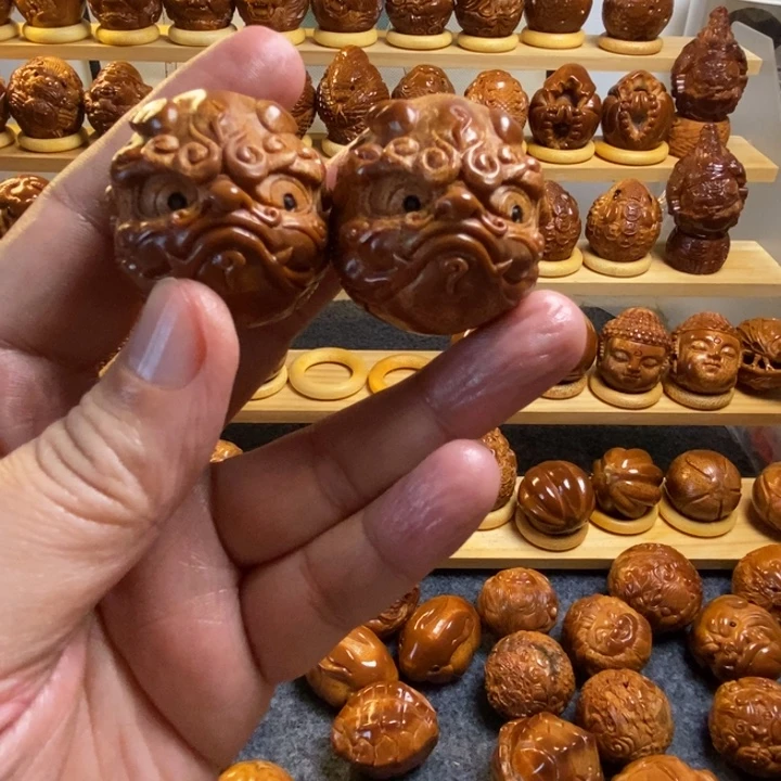 *****橄榄核吊坠巴西进口大橄榄核麒麟