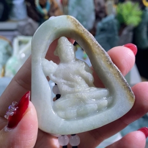 【闪购商品】颈饰未镶嵌翡翠观音