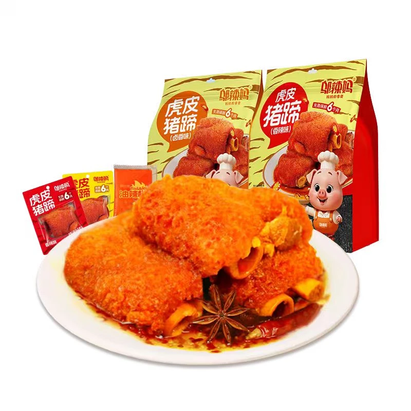 WULAMA/邬辣妈虎皮猪蹄高温锁鲜吸满卤制一嗦脱骨4-7小包/袋