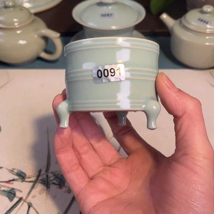 天***白瓷杯子0091 青鸾汝瓷汝州发货