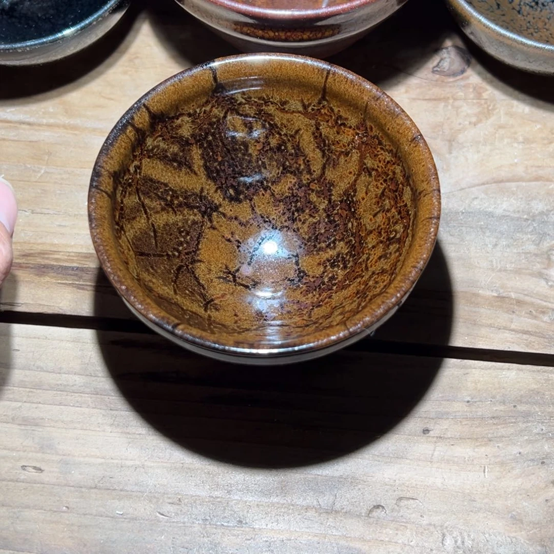 茶盏老木头柴烧建盏精选7