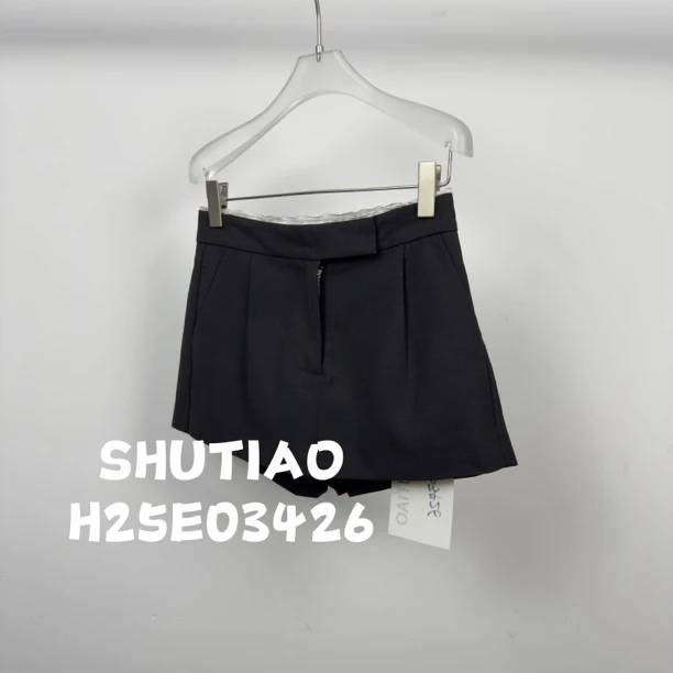 【SHUTIAO】2025夏季：新款小众设计款短裤H25E03426