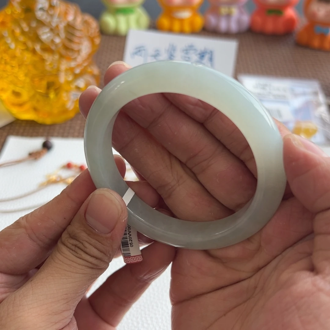 翡翠未镶嵌手镯19号55.8