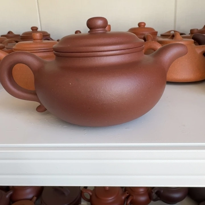 茶杯紫砂底槽清仿古280cc