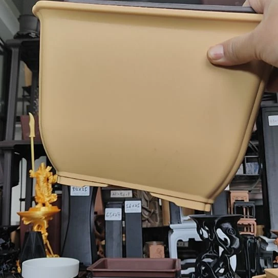 用***34只20*13.5+4只24.7*17缩底四方盆黄色