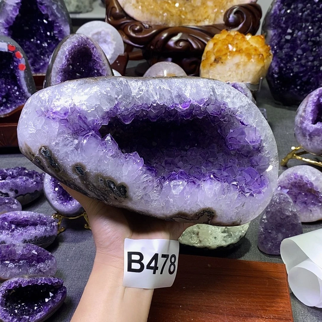 未镶嵌珠宝半成品紫晶