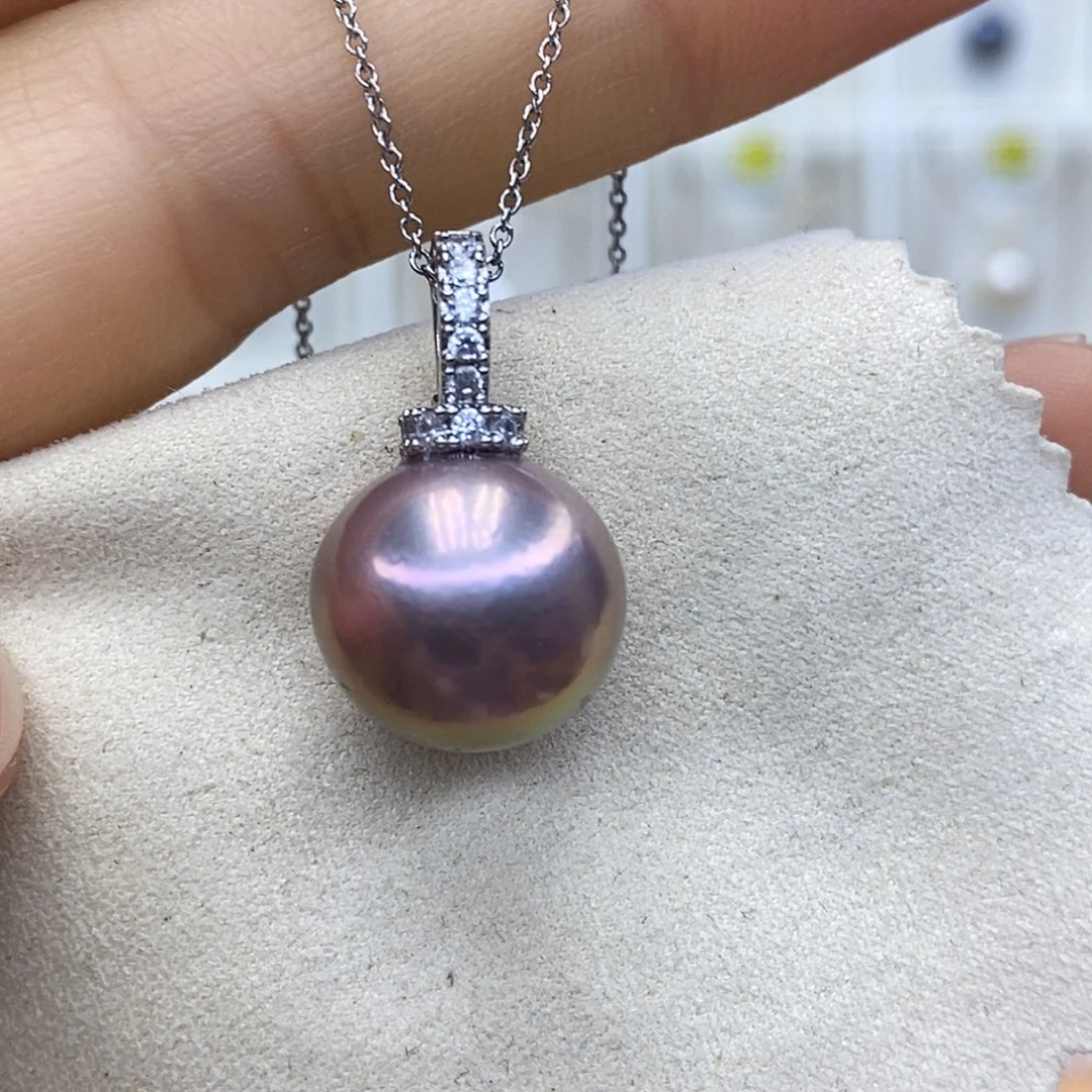 淡水珍珠未镶嵌吊坠(赠链)