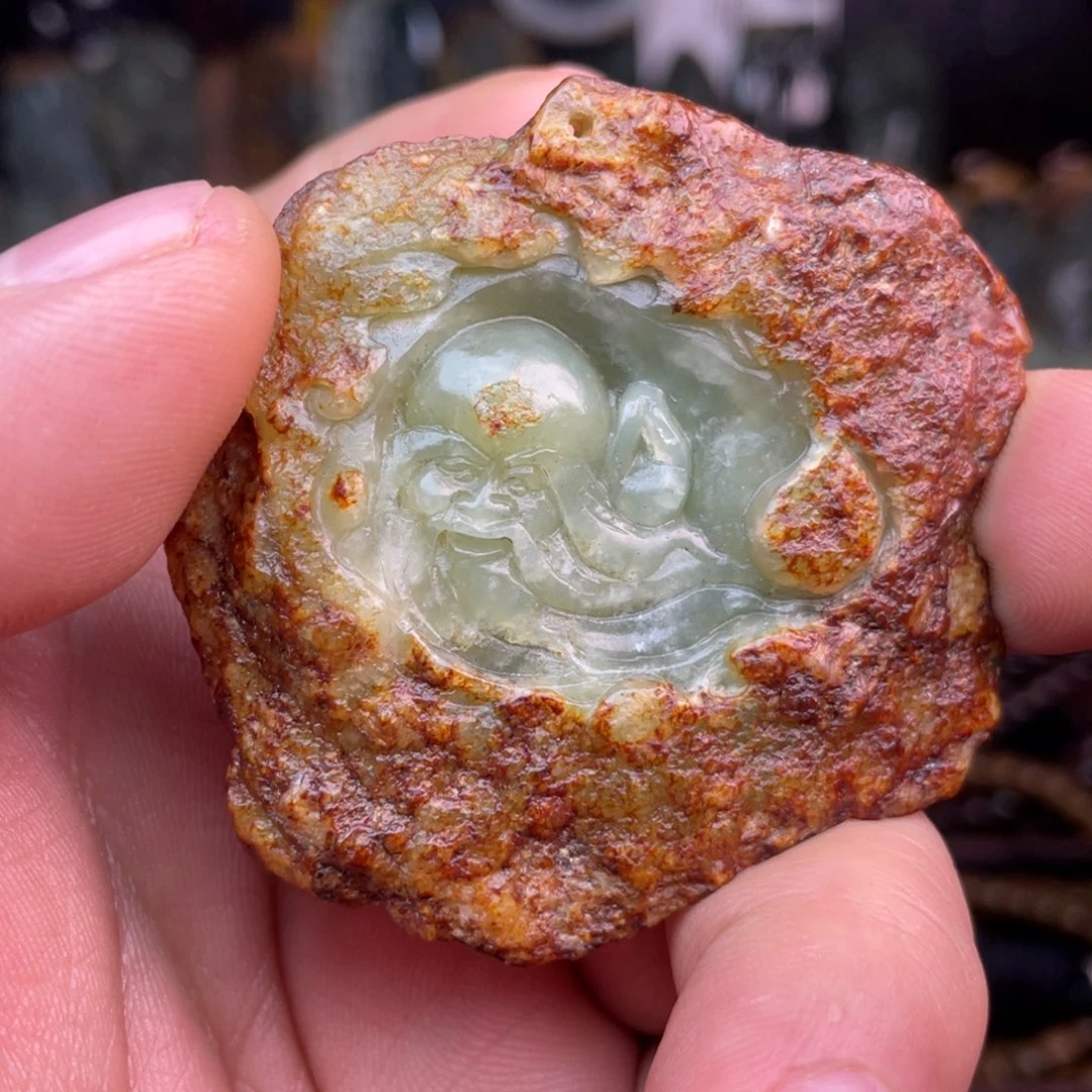 岫岩河磨玉（透闪石质玉）未镶嵌颈饰