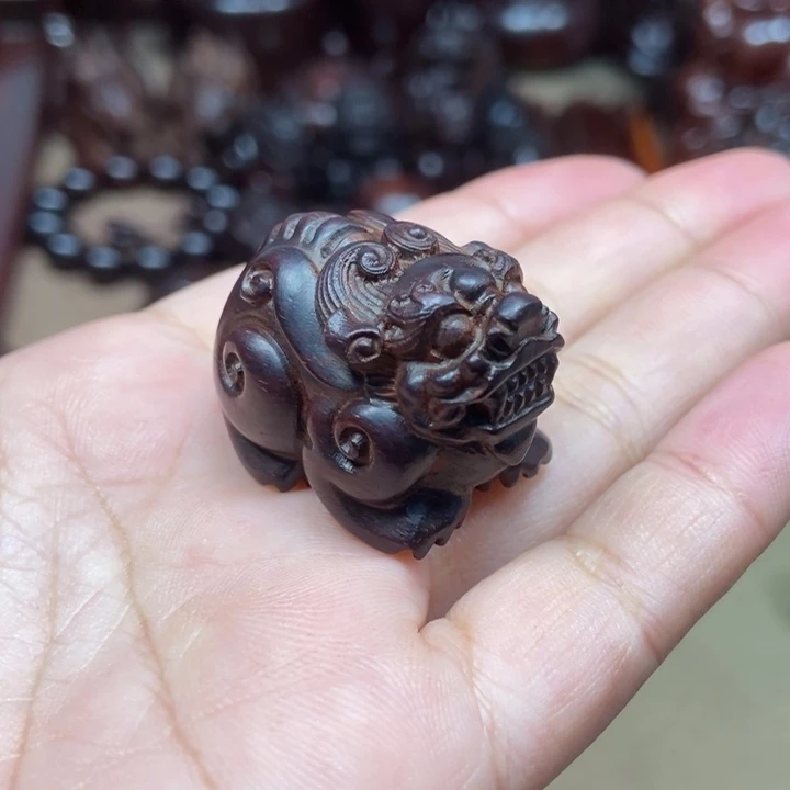檀香紫檀（小叶紫檀）印度小叶紫檀（貔貅吊坠）