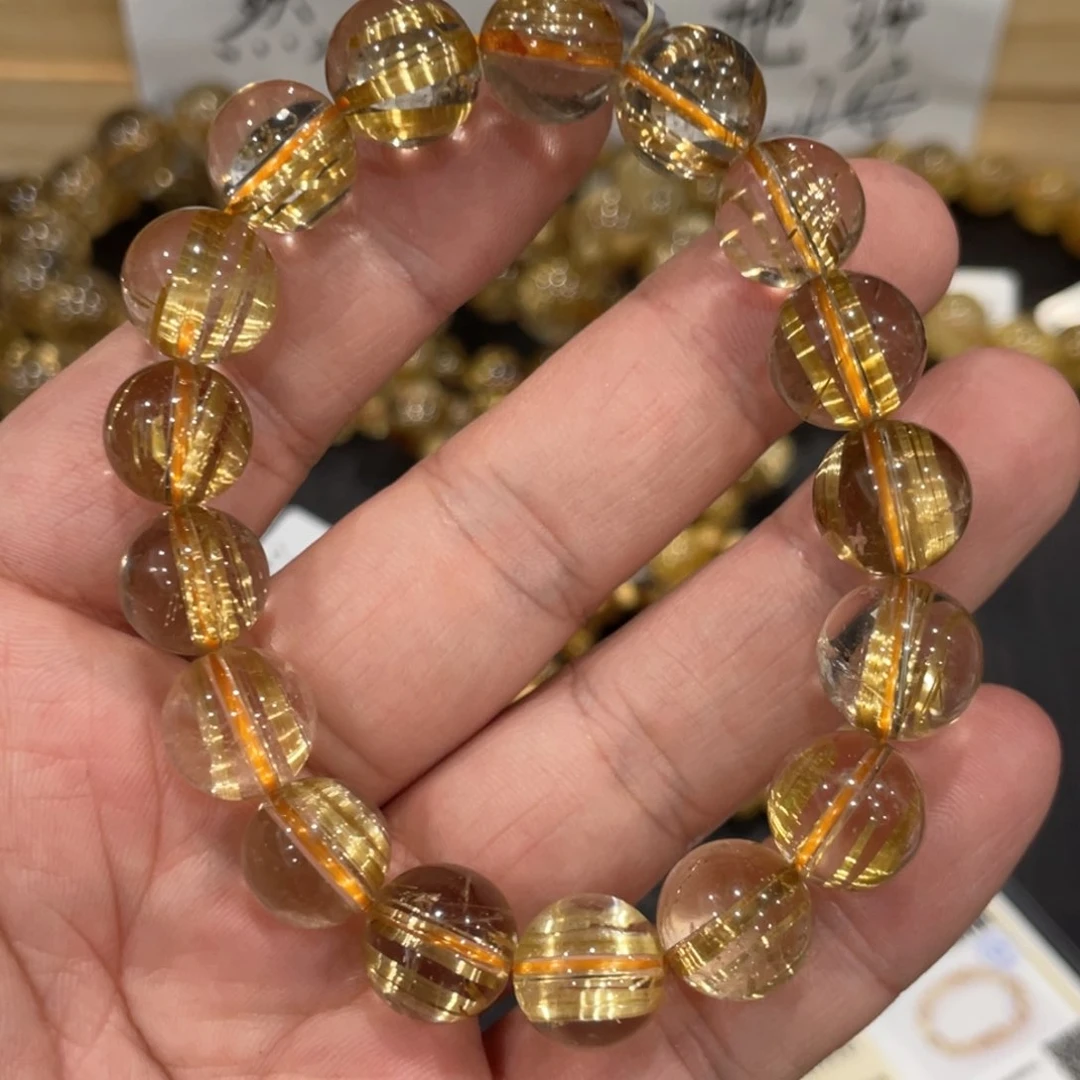 水晶手链未镶嵌aaaaa015钛晶