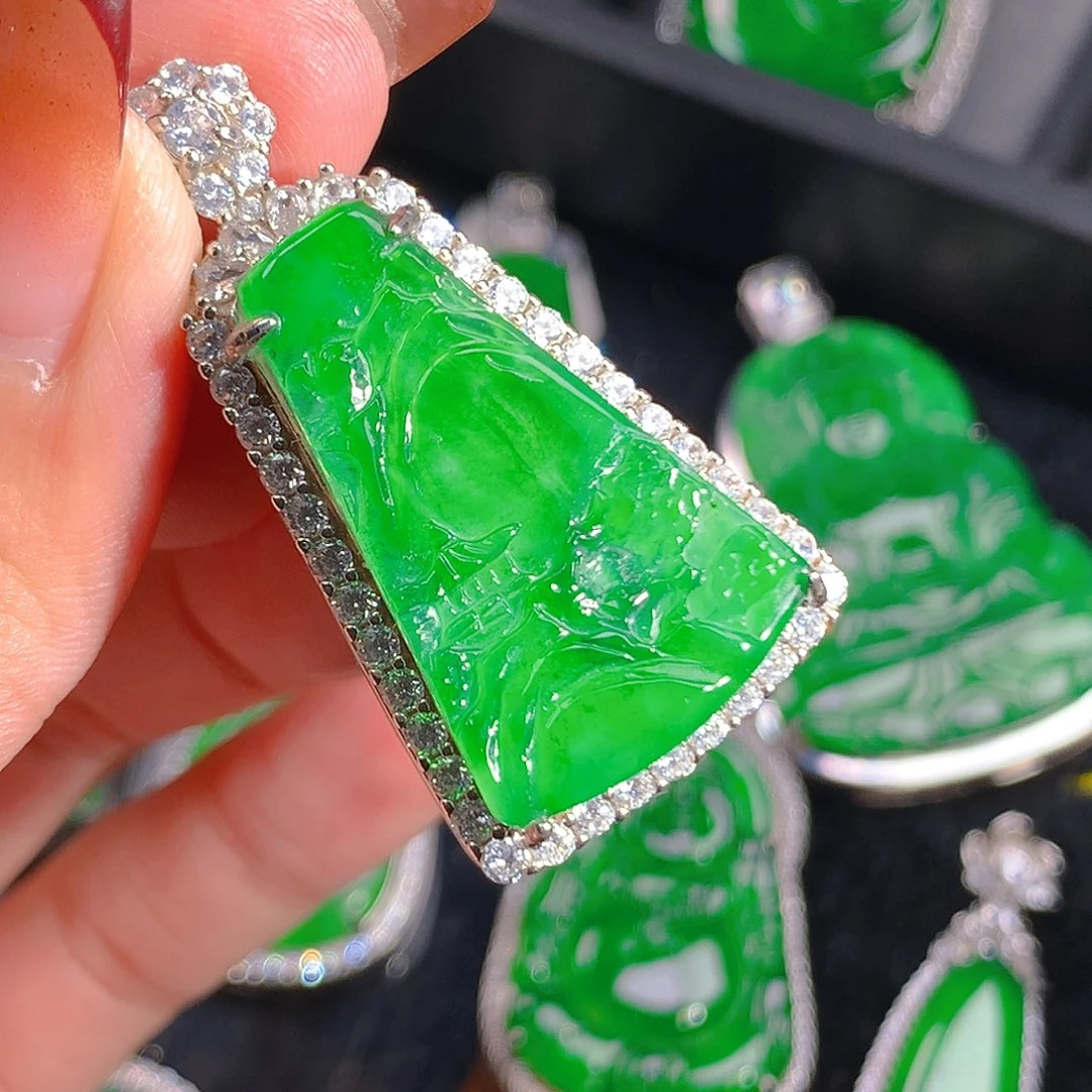 翡翠吊坠(不含链)未镶嵌