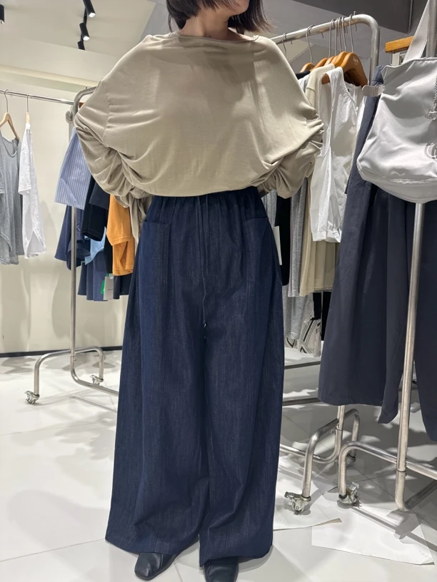 【art家】新款牛仔阔腿裤