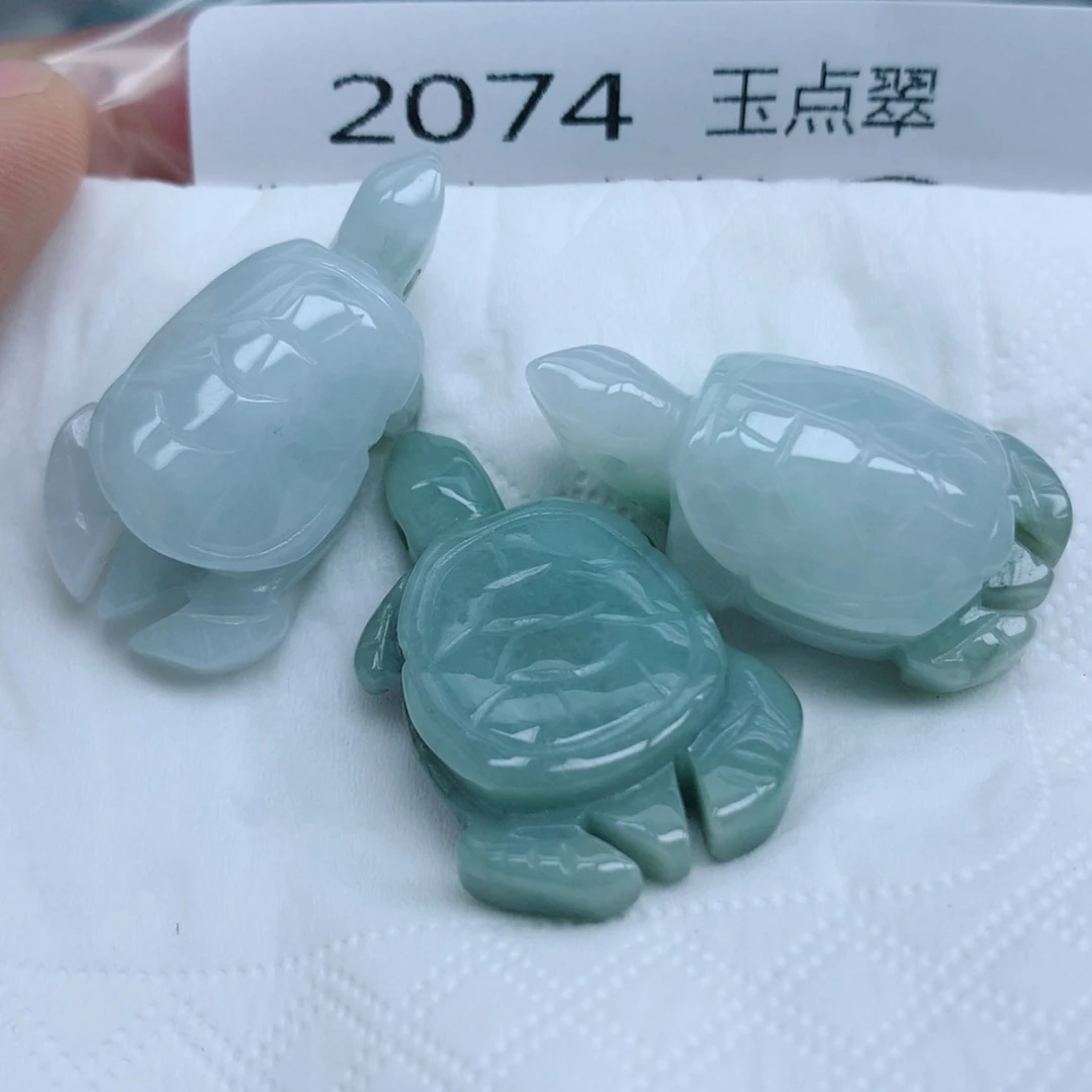 翡翠未镶嵌吊坠(不含链)手串