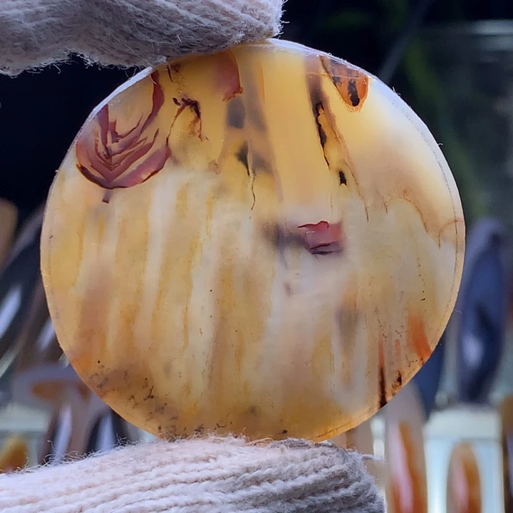 玛瑙/玉髓颈饰未镶嵌186