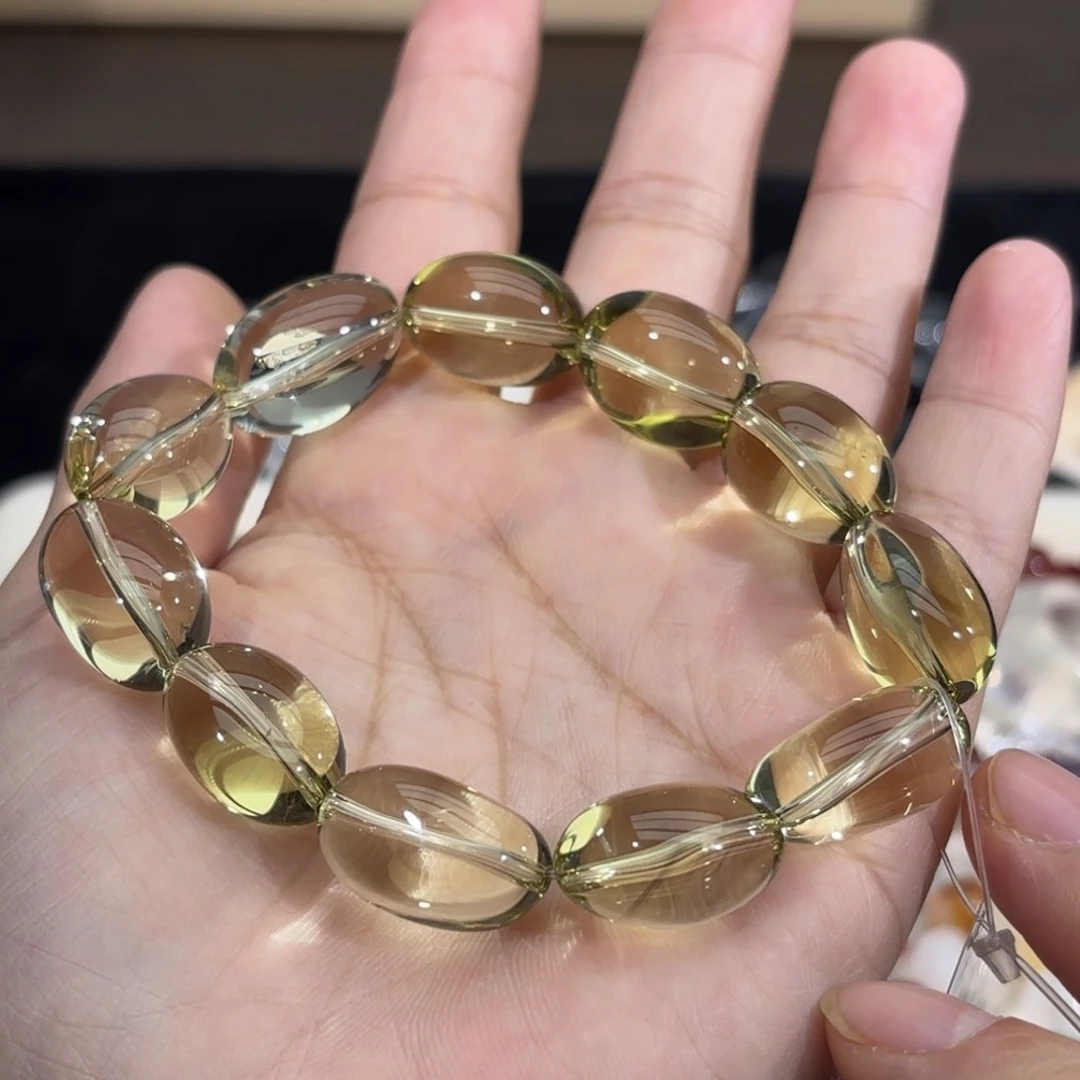 未镶嵌手链水晶黄水晶