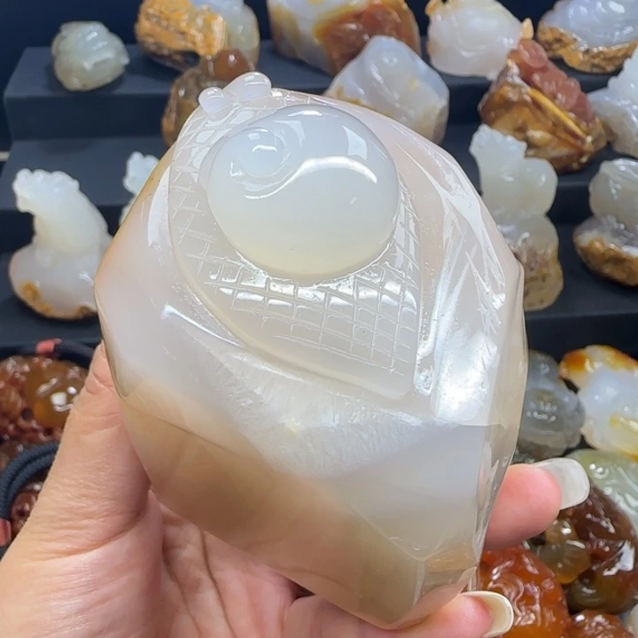 玛瑙/玉髓合金摆件