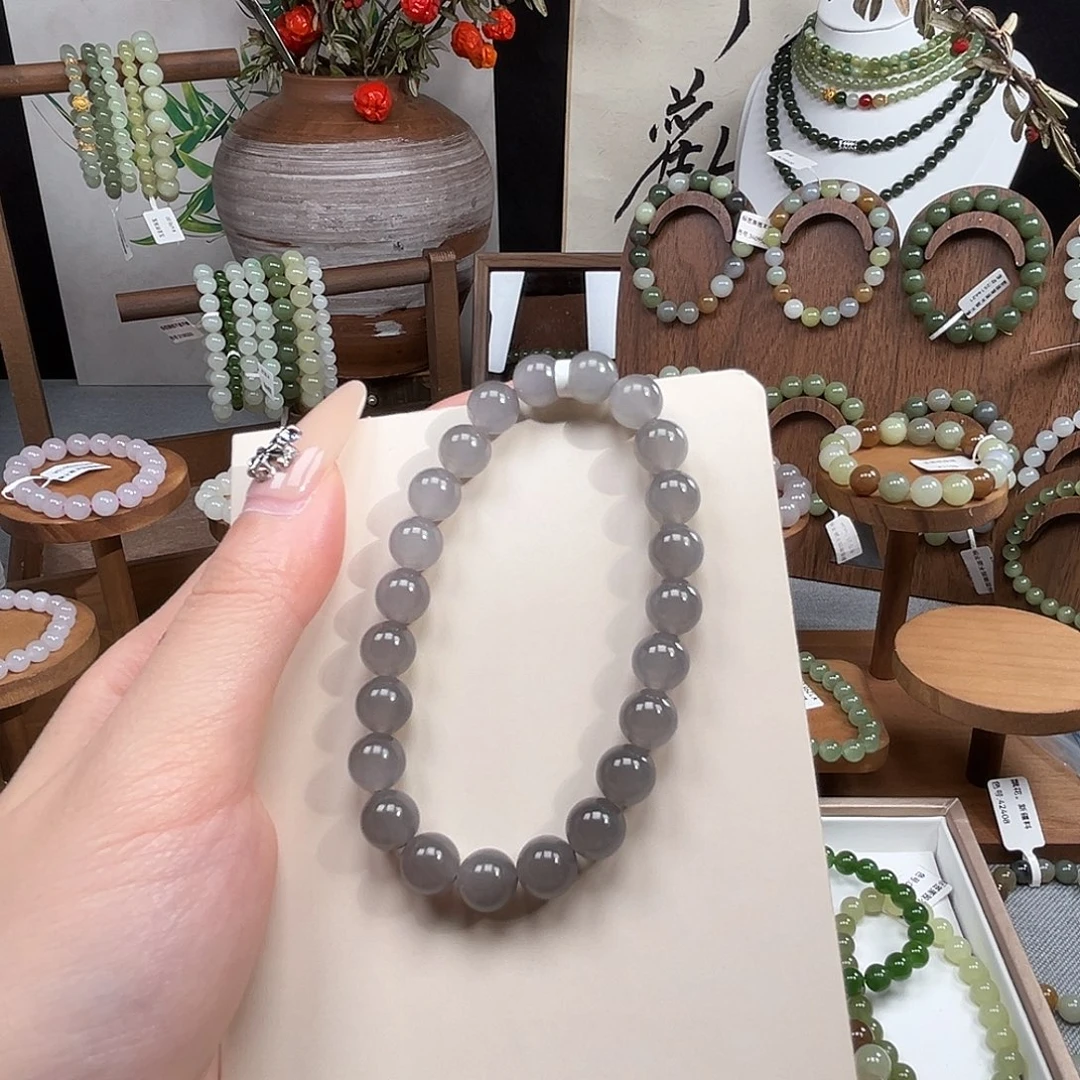 巴***^和田玉未镶嵌手串