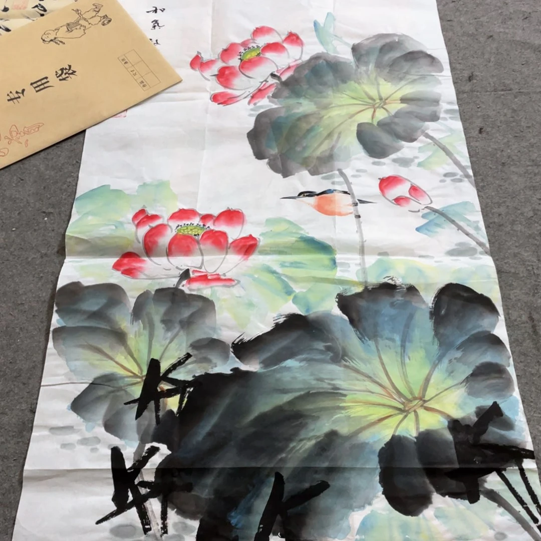 国画国画作品画心一张