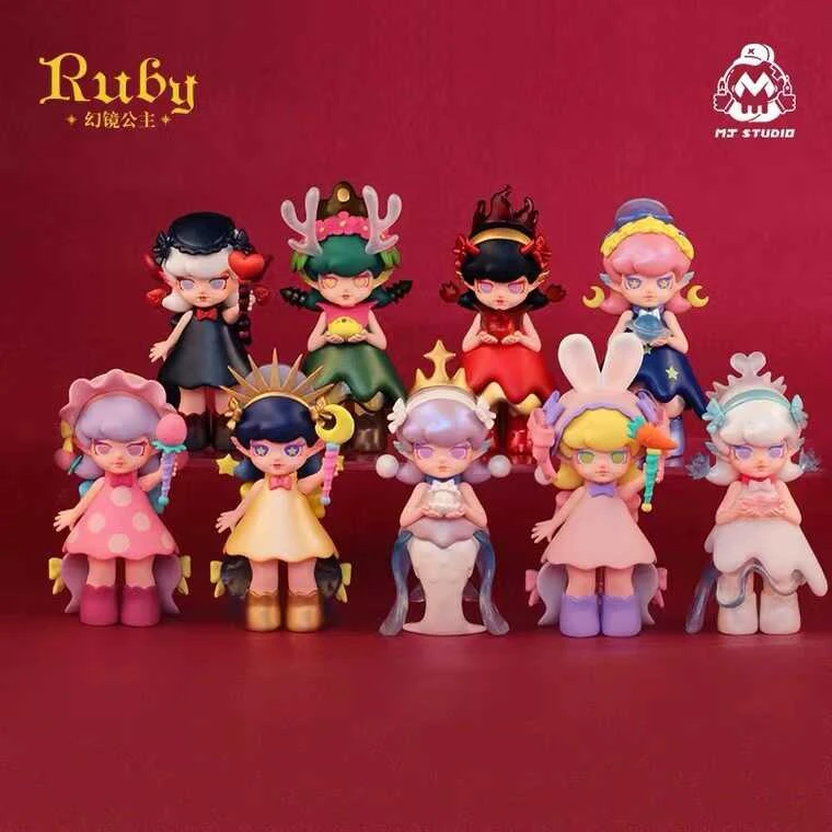 【莎莎潮玩】正版Ruby幻镜公主盲盒女孩公仔手办新款可爱摆件礼物