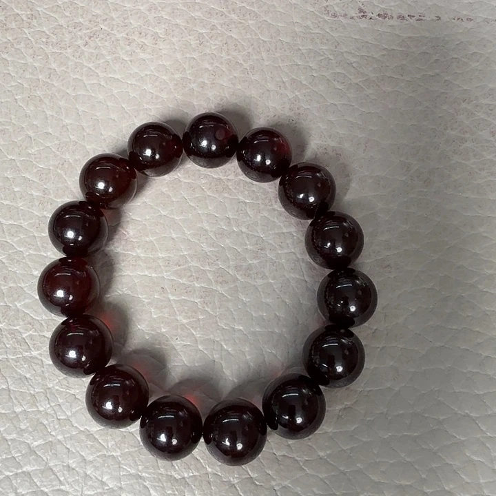 M***阳琥珀未镶嵌手链血珀1.58