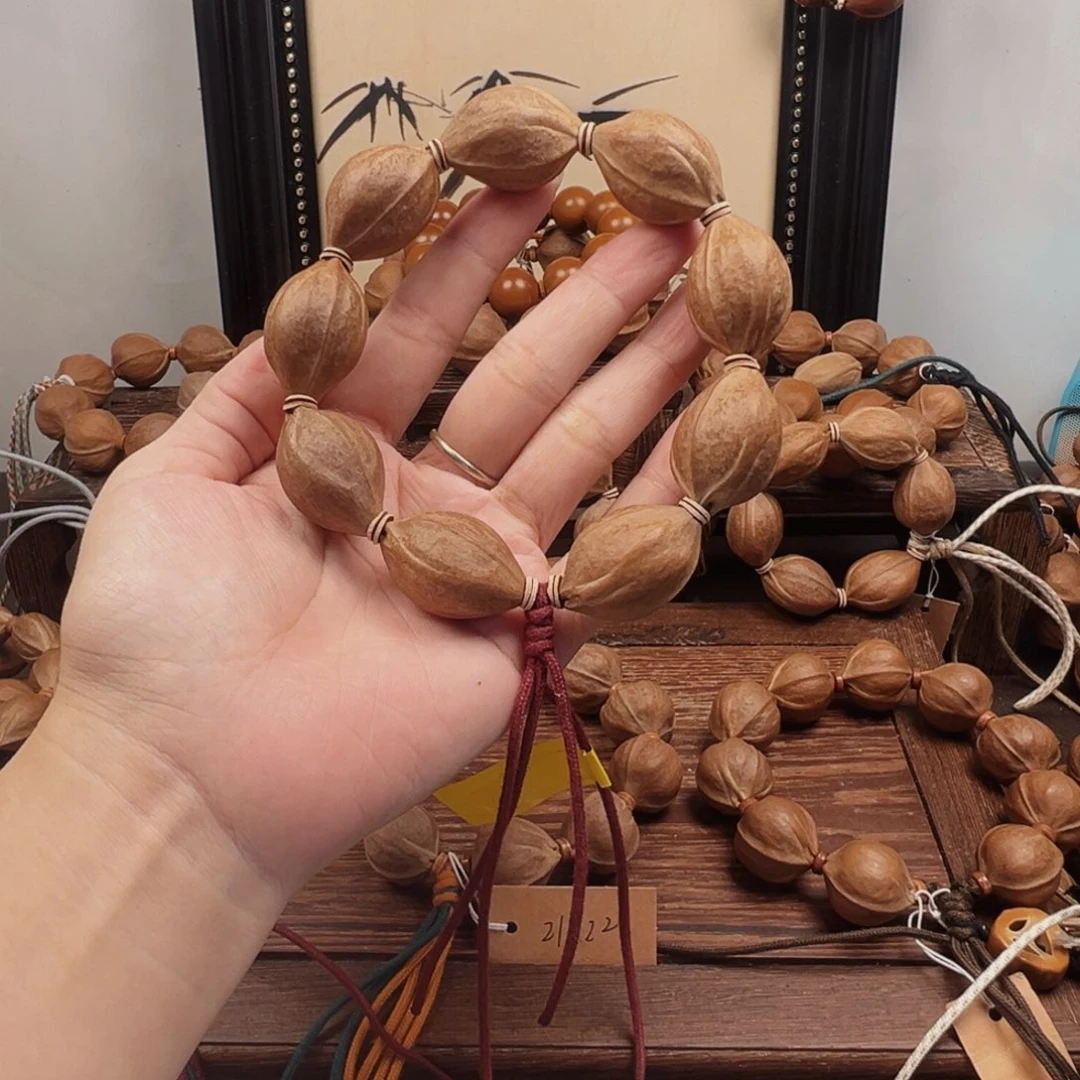 季***夏橄榄核手串21.30梅林铁核