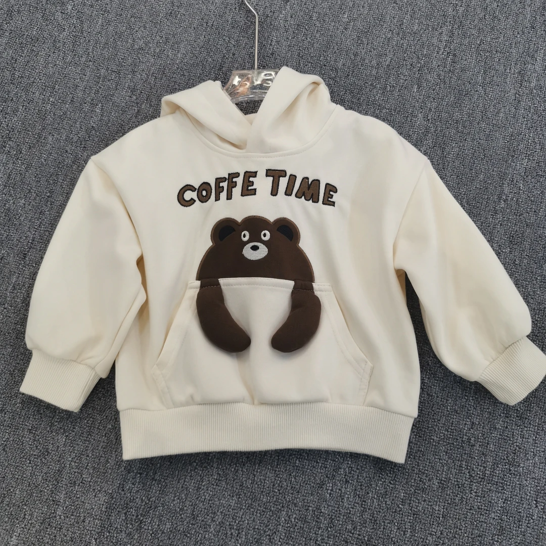 【7555】春季新款！小童连帽卫衣