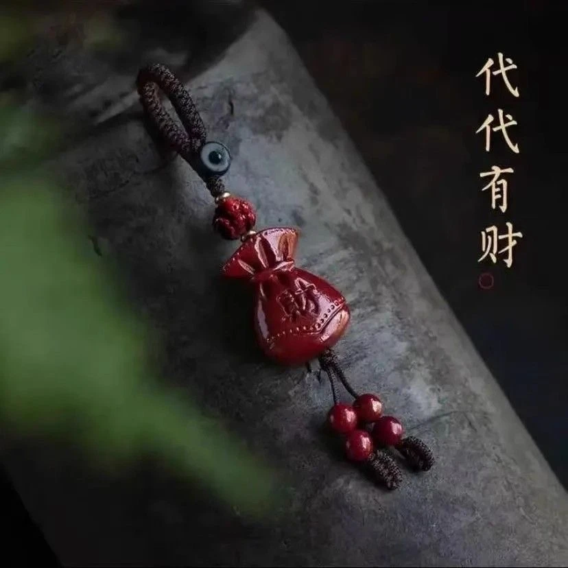 十二生肖招財福袋汽车钥匙扣挂件男女通用美好寓意挂招财好运