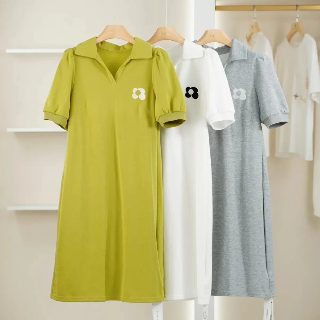 麦迪尚品【设计师】40610149 夏季灰色连衣裙品牌撤柜女装
