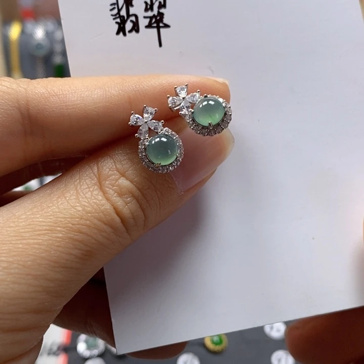 翡翠颈饰未镶嵌无证书/假一赔四