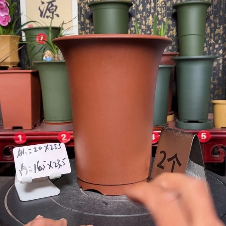 紫砂花盆紫砂花盆