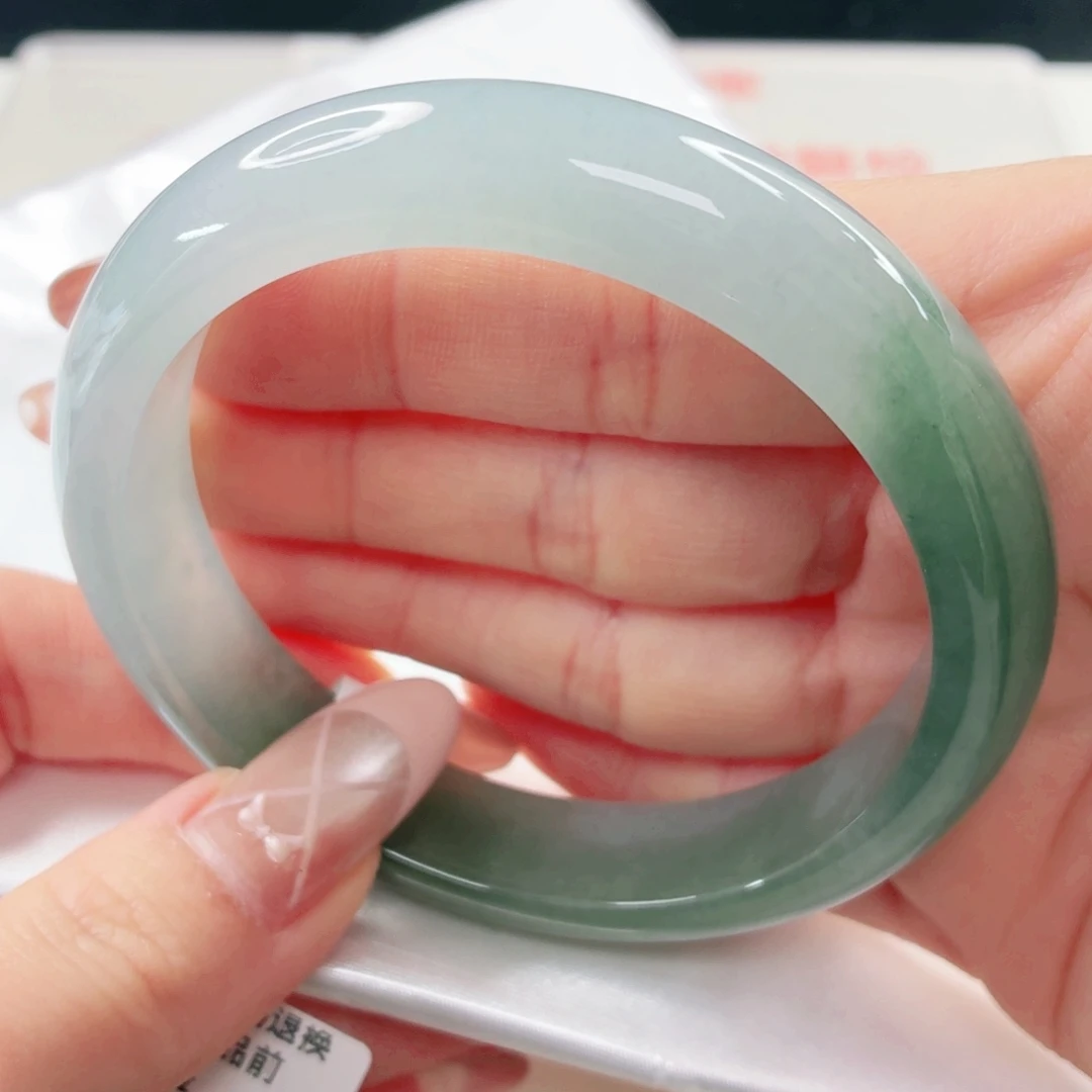 翡翠未镶嵌手镯60.7x197